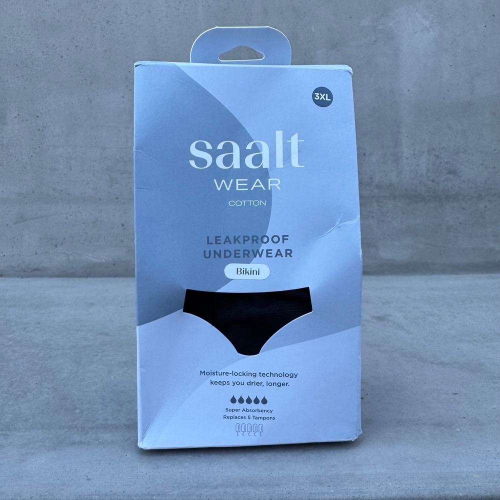 Saalt Wear Leakproof Underwear‎ Bikini Absorbent Period Panties 3XL
